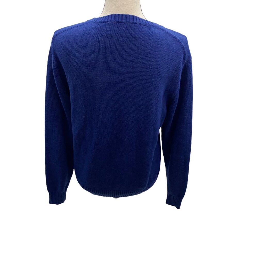 Vineyard Vines Small V-Neck Sweater Blue - Picture 4 of 5